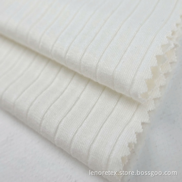 Rayon Stretch ECO Friendly Knit Recycled Ribbed Fabric